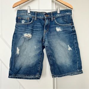 Gap Boyfriend Jean shorts distressed size 2